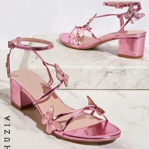 Shein Butterfly Block Heels
